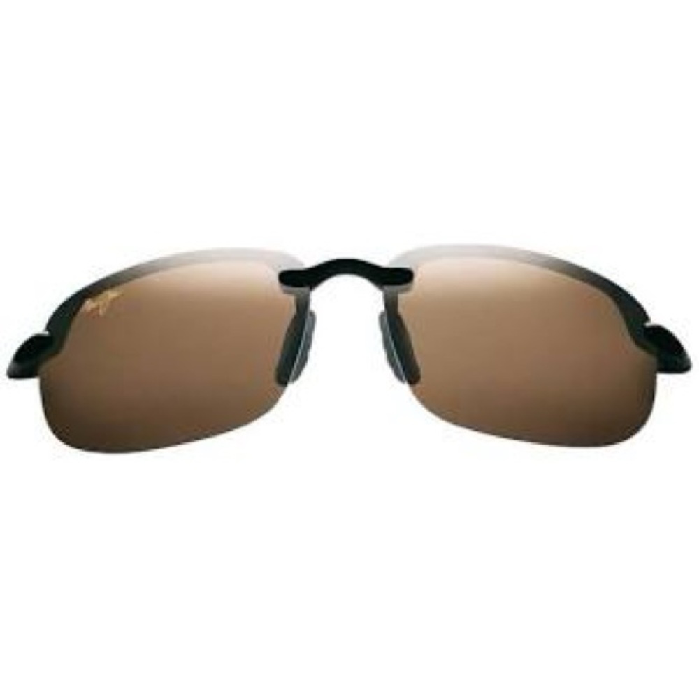 😎 Maui Jim Stylish Brown Sunglasses with Black Rims